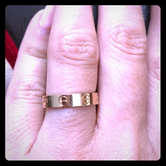 Cartier Jewelry - Cartier Love Wedding Band, Pink Gold w/ paperwork